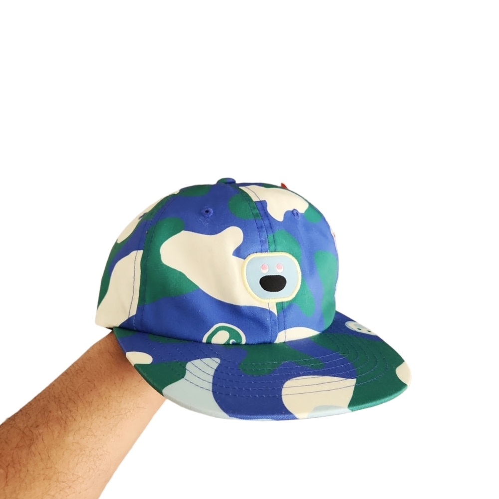Rare Ice Cream Melting Polo Camo multicolor adjustable hat Sample New with Tags - Picture 9 of 11